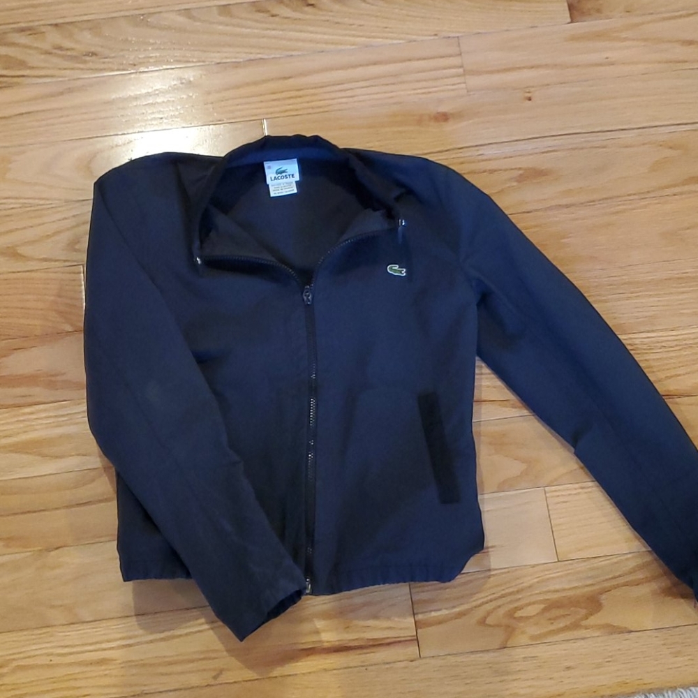 Lacoste Size 38 Black Jacket